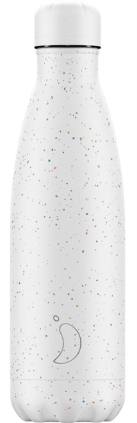 Chillys Vandflaske SPECKLED WHITE 500 ml